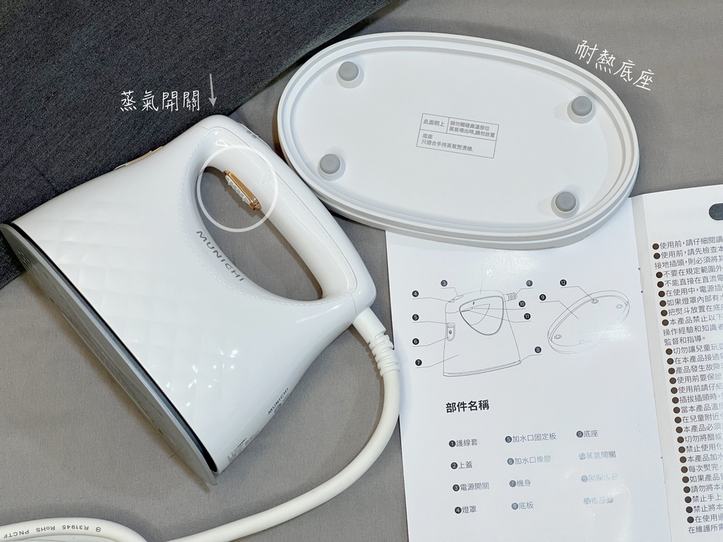 IMG_0605.jpg MSI-PQQ7 MUNICHI 沐尼黑 2 in1 蒸氣電熨斗 (珍珠白)