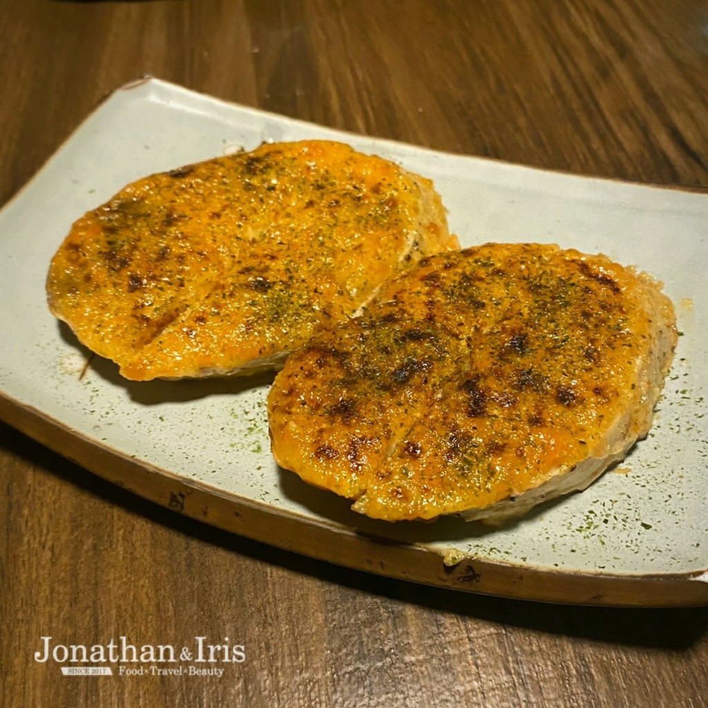 老八風居酒屋江翠店 明太子山藥鮭魚