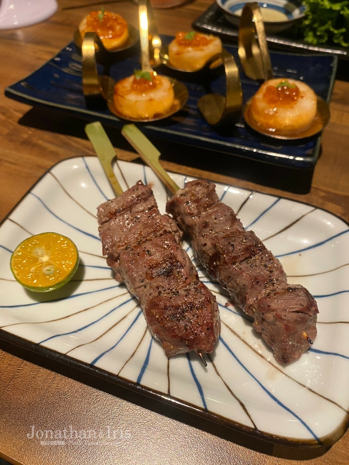 大村武串燒居酒屋 鹽烤菲力牛肉串