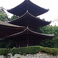 63.	三井寺的三重塔是日本重要文化財，屬於鎌倉時代末期(約1334年)與室町時代初期(約1393年)之間的建築。