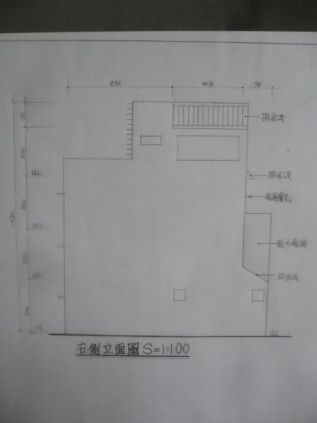 西向立面圖