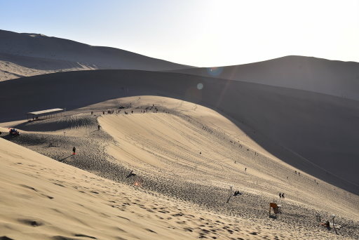 【中國甘肅省】絲路,華山12天之旅Day8:敦煌鳴沙山月牙泉
