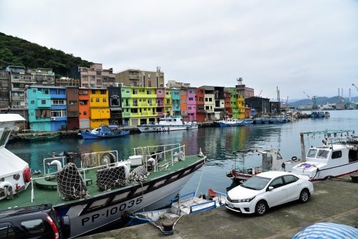 【基隆市中正區,仁愛區】正濱漁港彩色屋,阿根納造船廠,梓桑古