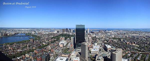 在Prudential頂樓看Boston