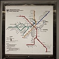 Boston subway transit map