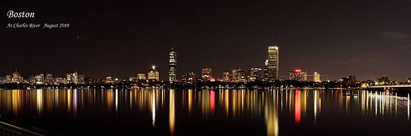 Boston夜景 at Charles River_near MIT