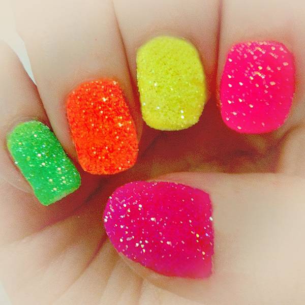 neon nails