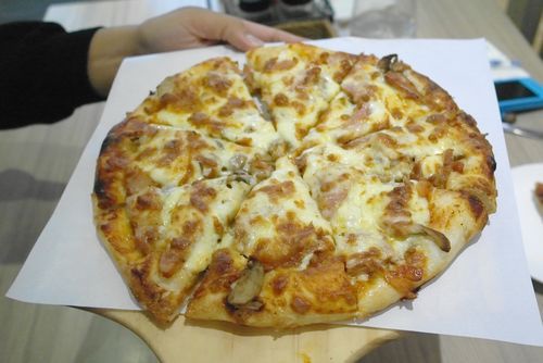 美式雙層香腸披薩01