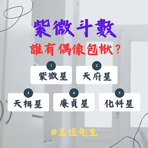 【Q&A】紫微斗數誰有偶像包袱？