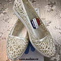 2018.04.絲縷編織鞋(金)。