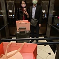 回房間整理後準備退房。