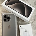 2023.11. iPhone15 Pro原色鈦 -謝謝老公兒 : )