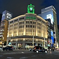 銀座地標：SEIKO HOUSE GINZA (原名和光百貨本館，去年改裝後更名)。