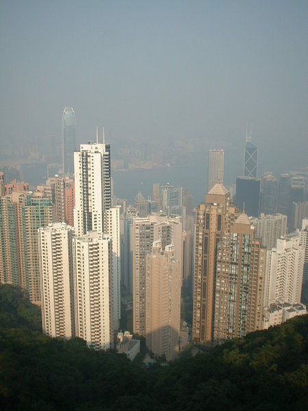 太平山往下望 很像明信片上面的風景