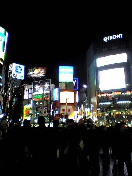 晚上的渋谷 讓我想到愛情不用翻譯