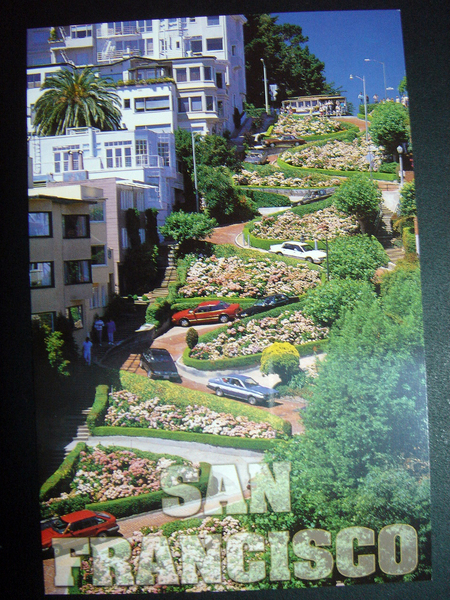 Lombard Street-postcard