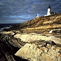 Sunrise light on Pemaquid Lighthouse, New Harbor, Maine.jpg