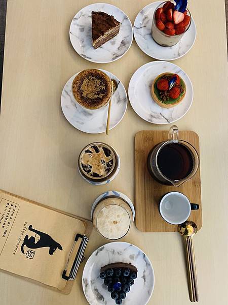 獻上兩家子的咖啡甜點