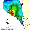 04.屏東平原地層下陷等高線圖
