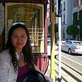 Cable car on Nob Hill