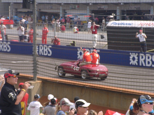 法拉利 Felipe Massa and Michael Schumacher