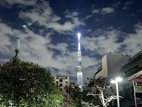 2024 01 東京自由行 4 D1 1-3  夜晚的淺草寺