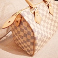 Louis Vuitton-LV-speedy 25-白色棋盤格 N41534-中夾-名片夾-零錢包-monogram-my wedding gift (11)