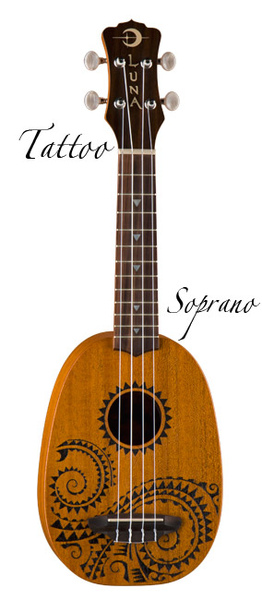 Tattoo Soprano pineapple ukulele