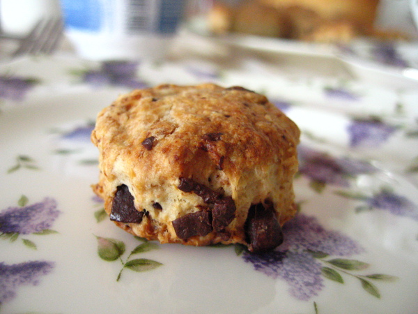 banana chocolate scone 03102010