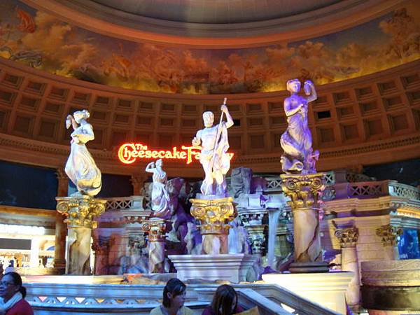 Caesar's Palace的噴泉秀在這