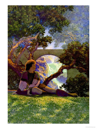 maxfield-parrish-the-knave-of-hearts-in-the-meadow