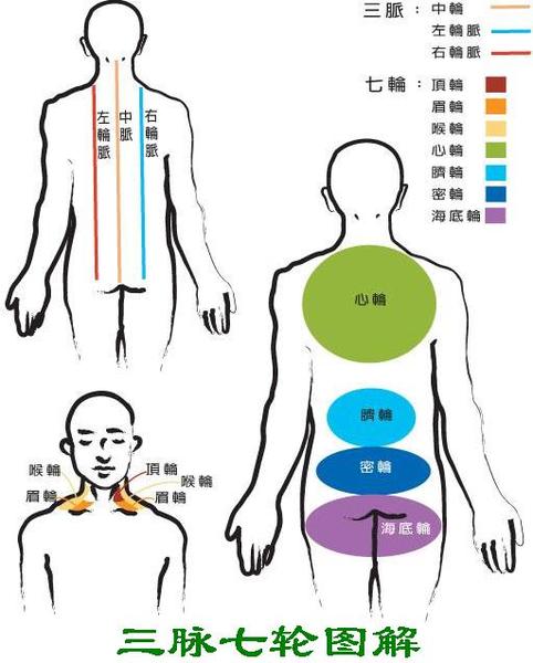 五脉七輪圖解