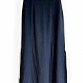 黑色高腰高級雙層紡紗長裙#裙.jpg