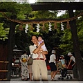 嵐山裡頭的小神社