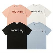 4色展開 MONCLER Ｔシャツ 刺繡ロゴ ワッペン 定番