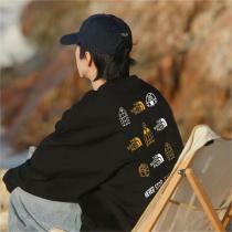 秋に欠けない一品 ザノースフェイス トレーナー ロゴ プリン 秋に欠けない一品 ザノースフェイス トレーナー ロゴ プリン