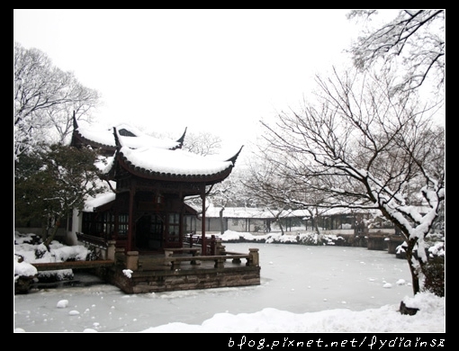 拙政園雪景