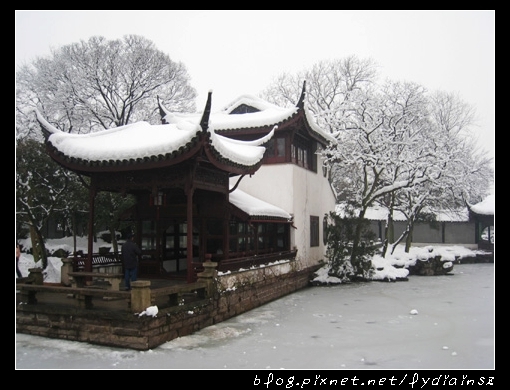 拙政園雪景