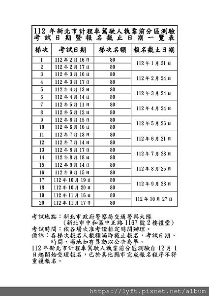 112年度新北市計程車駕駛人執業登記前測驗.jpg 112年度新北市計程車駕駛人執業登記前測驗.jpg