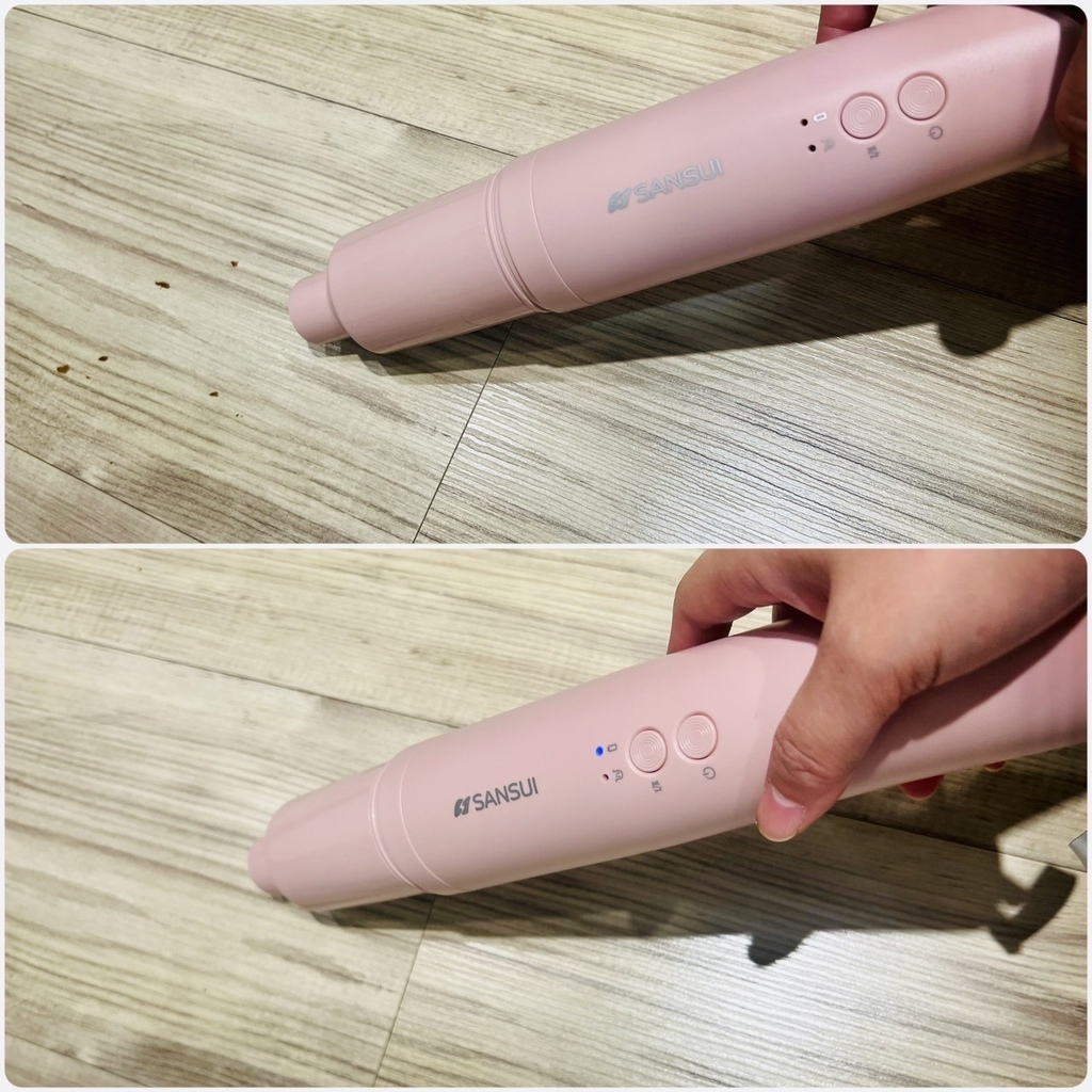 S__24248399.jpg 無線手持吸塵器推薦~【SANSUI山水 輕淨吸迷你無線吸塵器】塵螨機/居家車用清潔/露營收帳 一機搞定