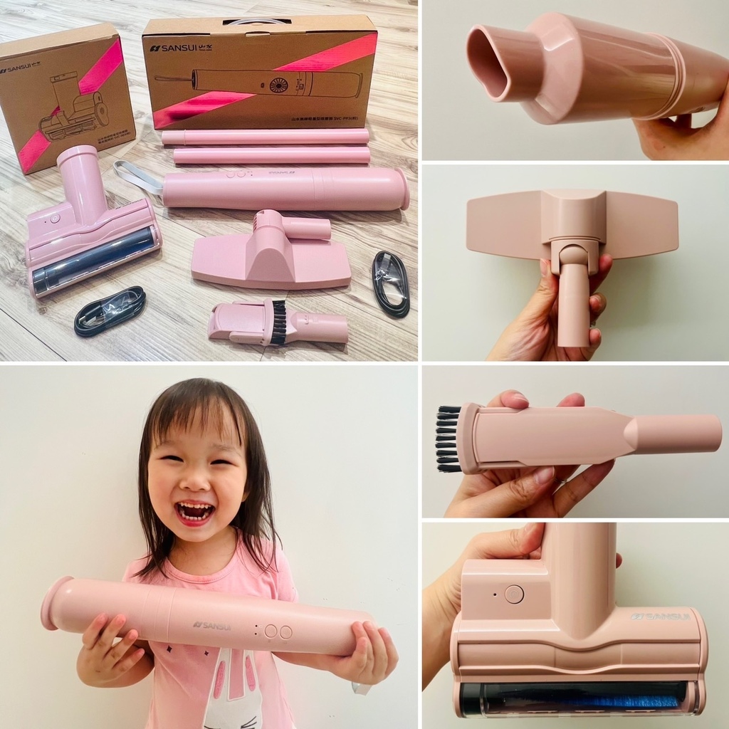 S__24248403.jpg 無線手持吸塵器推薦~【SANSUI山水 輕淨吸迷你無線吸塵器】塵螨機/居家車用清潔/露營收帳 一機搞定