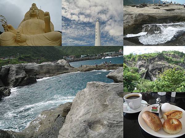 台東白石牛沙灘民宿早餐.八仙洞.北回歸線.花蓮石梯坪.和南寺