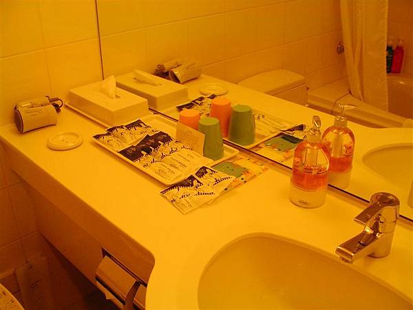 第二及第三天住的浴室..都是可愛的用品