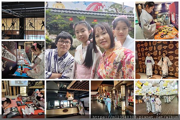 桃園景點適合親子旅遊的手信霧隱城~有著日式園區可以穿著浴衣拍