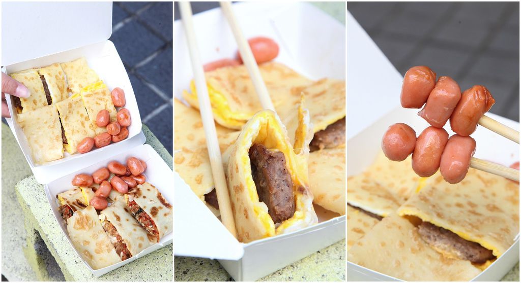 台南美食 只能外帶的蛋餅店 爆餡泰式打拋豬有厲害 貳貳手作蛋餅 熱血玩台南 跳躍新世界