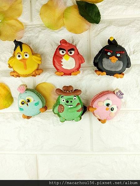 憤怒鳥 馬卡龍 Angry birds macaron