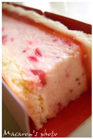 mos 季節限定冷凍起士蛋糕 草莓
