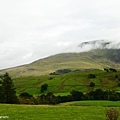 Castlerigg stone circle的山丘風景