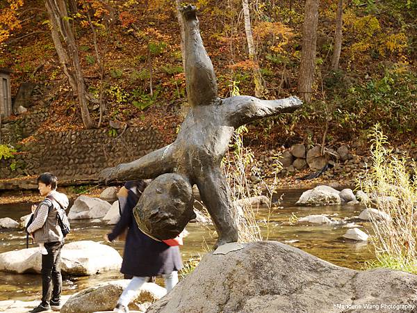 定山溪二見公園河童雕像