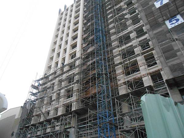 外牆拆架 大樓外觀,建造紀錄,上銘生產履歷